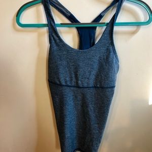 Lulu Lemon Blue Workout Tank Top